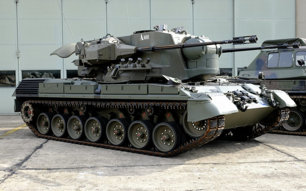 До України прибули перші зенітні установки Gepard з Німеччини