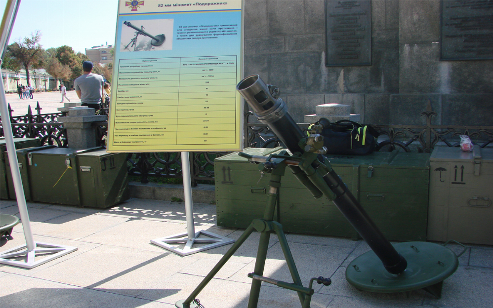 Выставка военной техники на Михайловской площади