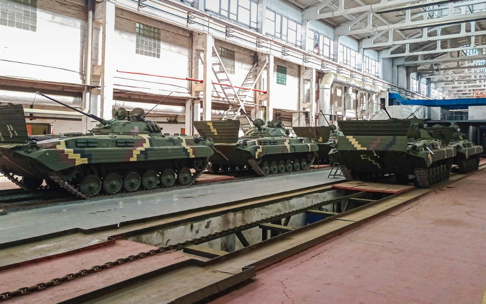 Житомирський бронетанковий завод відремонтував чергову партію бойових машин піхоти